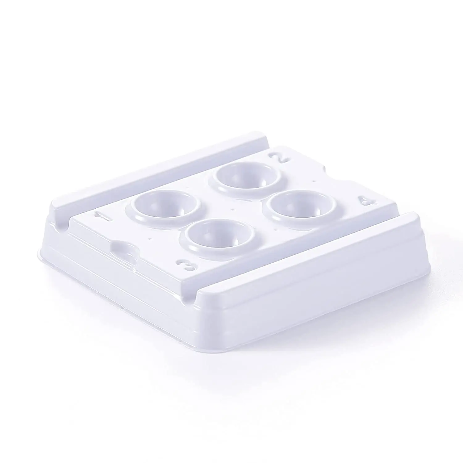 Dental Materials Blending Wells 2/4 Wells Disposable Mixing Trays ECO-Friendly Plastic Dental Mixing Wells