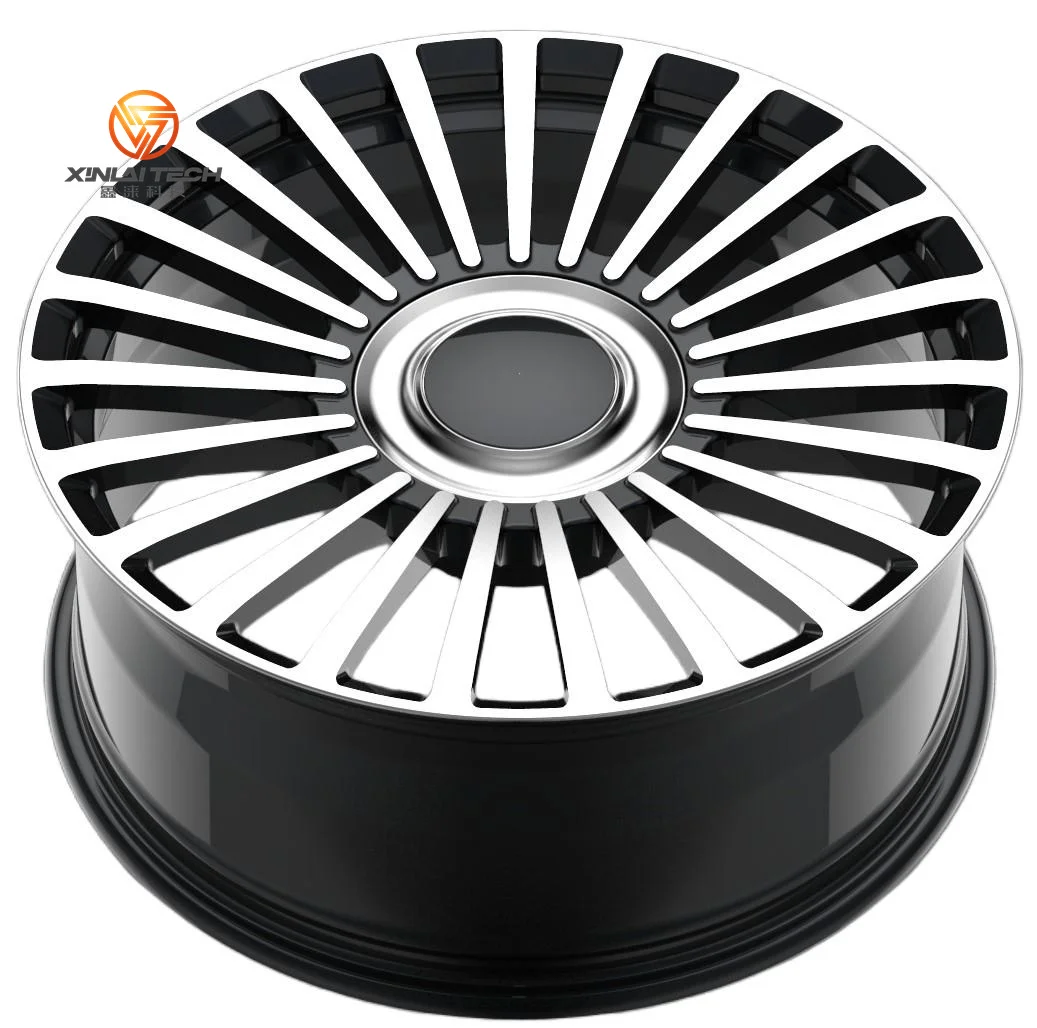 Hot New Sale Multi-spoke Drawing Custom 17 18 19 20 21 22 23 24 Inch Car Rims Aluminum Alloy Forged Black Car Wheels for Benz - Image 3