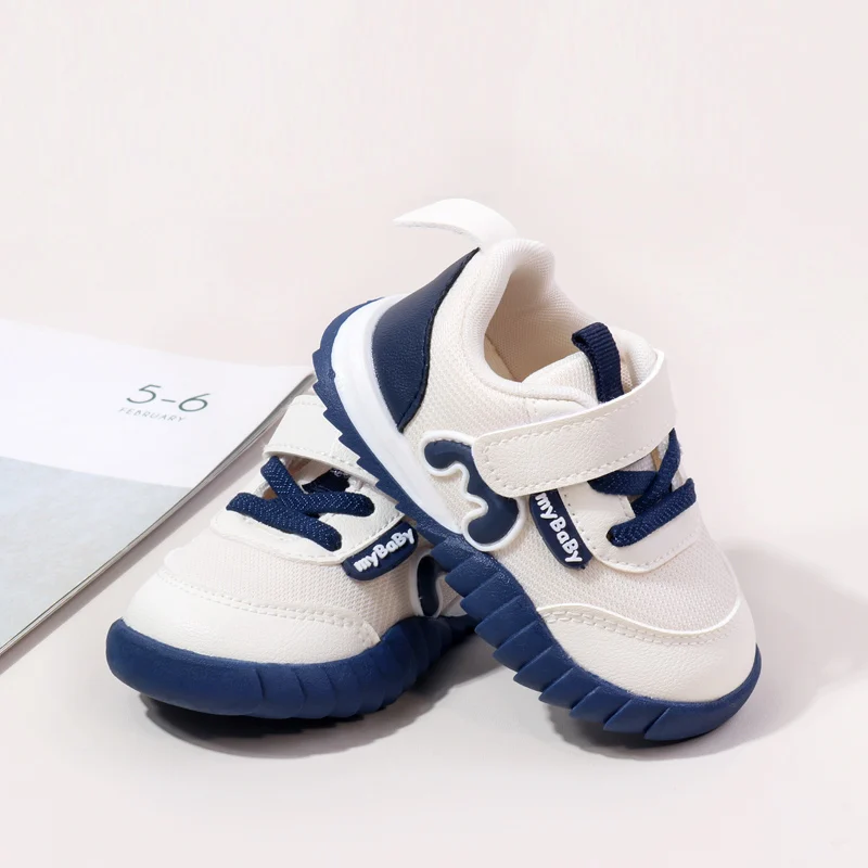 Spring and Autumn Mesh Surface Breathable Children's Shoes Casual White Sneaker factory