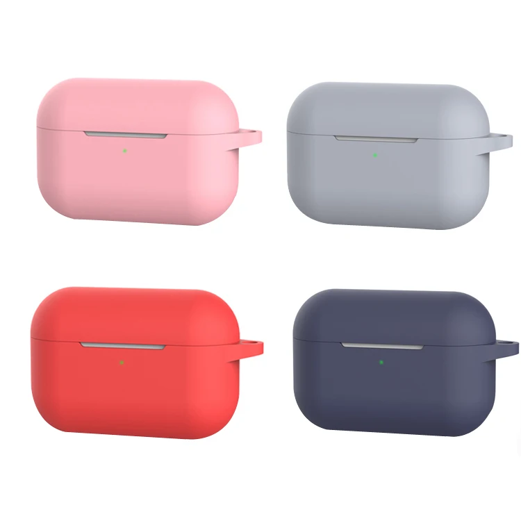 SHT Multi Colors Wireless Silicone Earphone Case for Airpods Pro Rubber Protective Cover