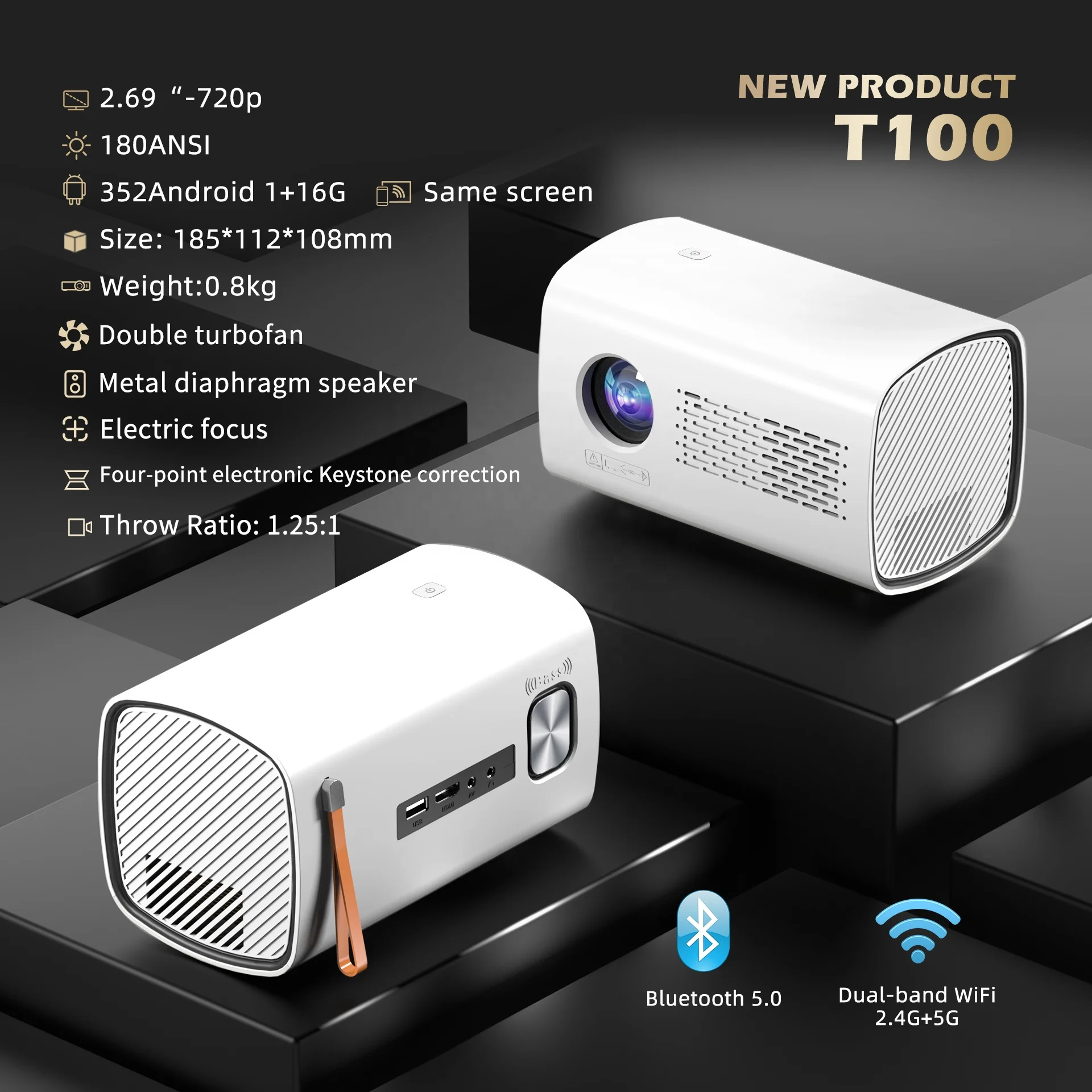 【新品未使用】MINI SMART PROJECTOR 新品未使用】MINI SMART PROJECTOR Amazon.com: Mini Projector