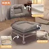 Gray upgraded soft backrest with thickened cloud-like cushion