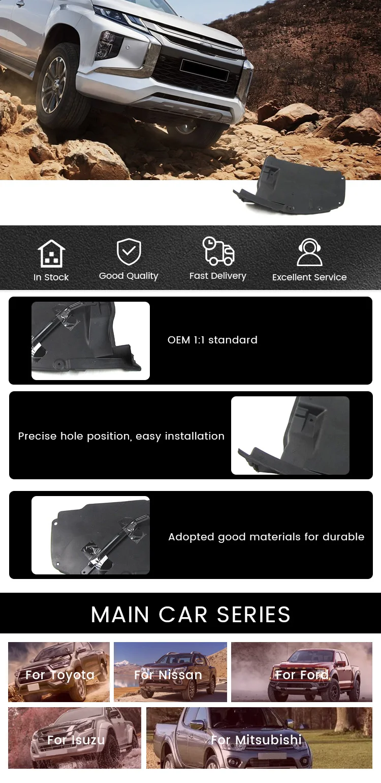 5370c579 Kowze Left Wheelhouse Splash Shield Inner Wheel Cover Fender