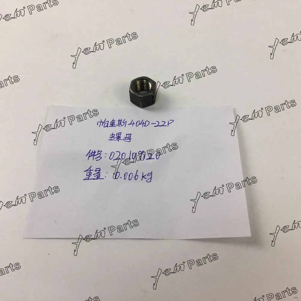 Factory Price Genuine 404D-22P NUT 020109120 for Perkins