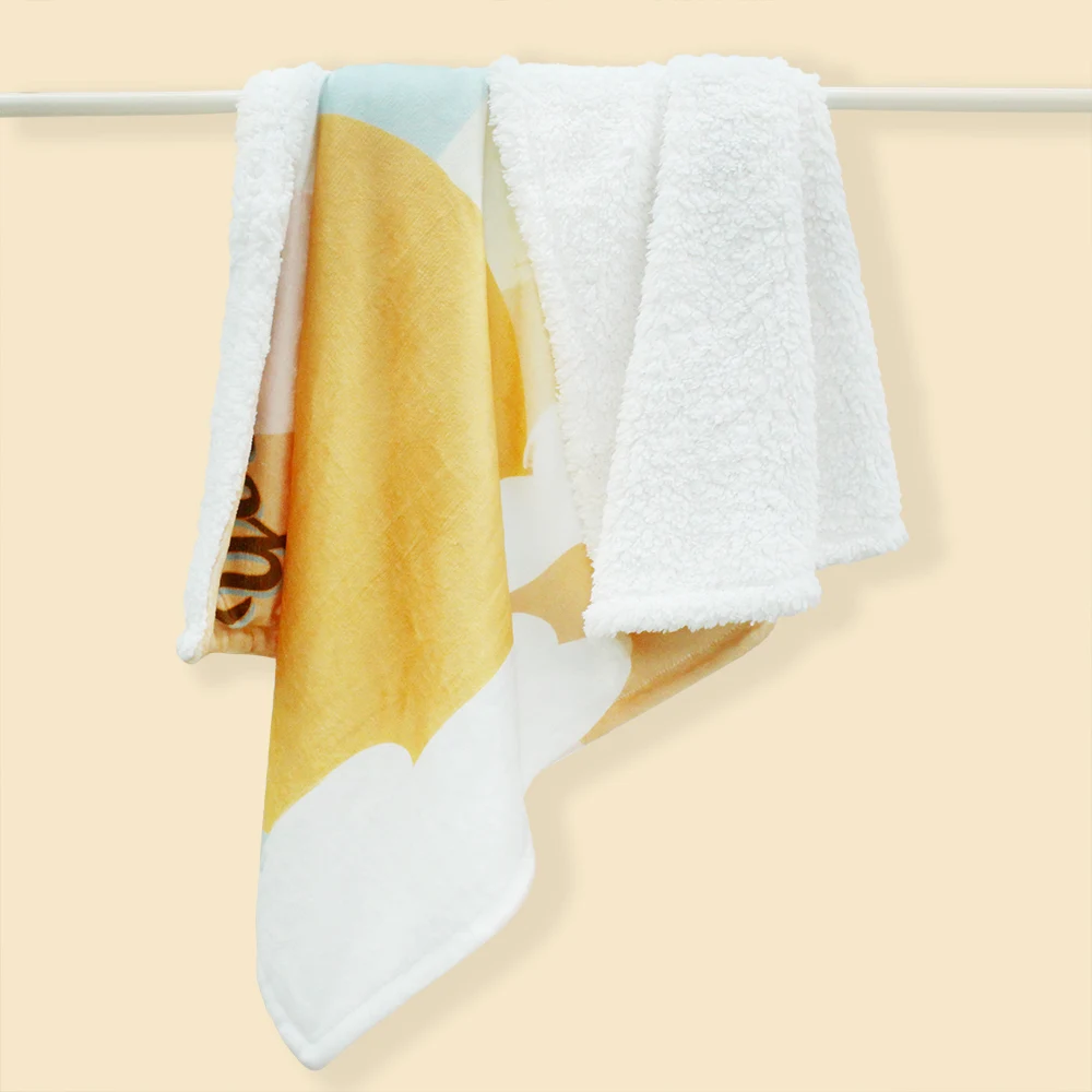 Custom Plush Sherpa Fleece Personalized Printed Sublimation Tv Show