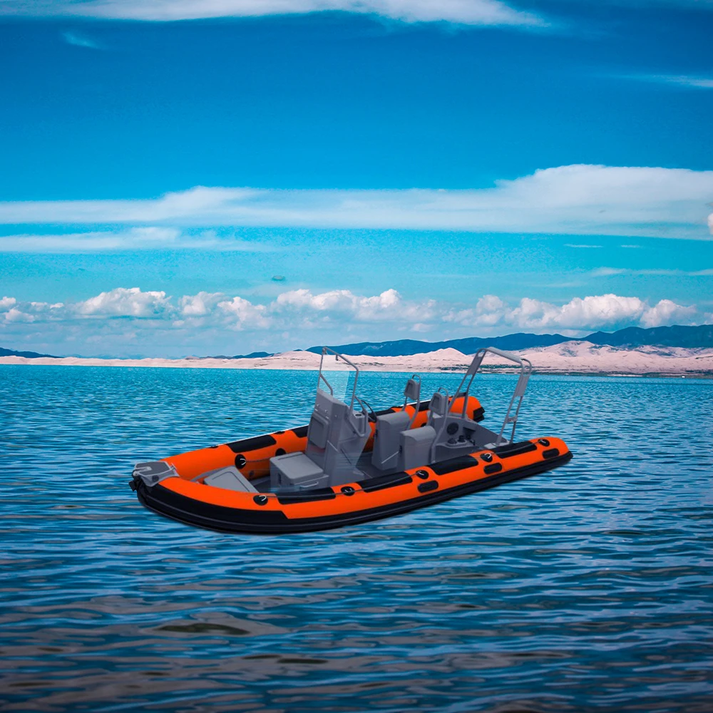 Inflatable Rigid Rib Boat Aluminum Rowing Boats Pvc Inflatable Boat