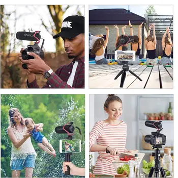 Comica CVM-V30 LITE Video Microphone,Super-Cardioid Condenser On-Camera Shotgun Microphone for Canon Nikon Sony Panasoni DSLR product image