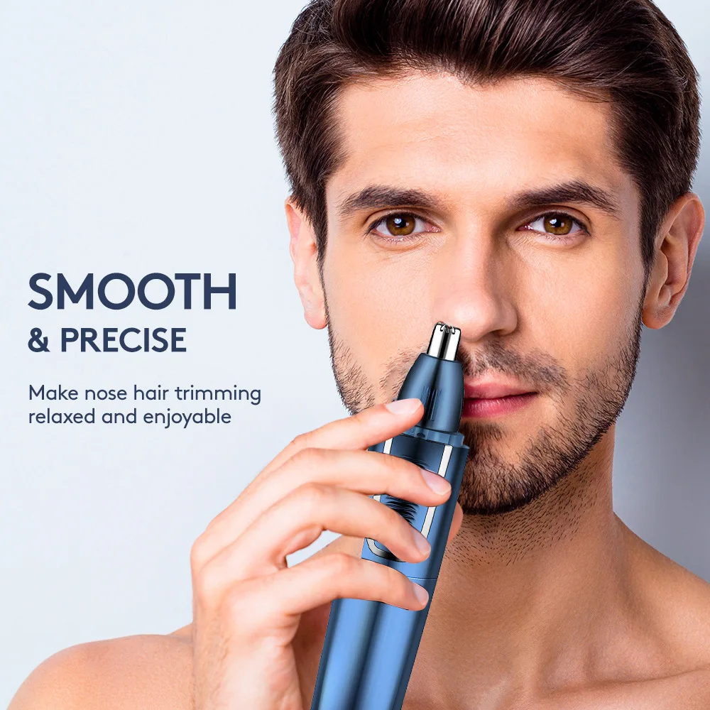 Wireless 3 in 1 waterproof electric nose hair removal trimmer rechargeable electric ear face eyebrow nose trimmer.jpg