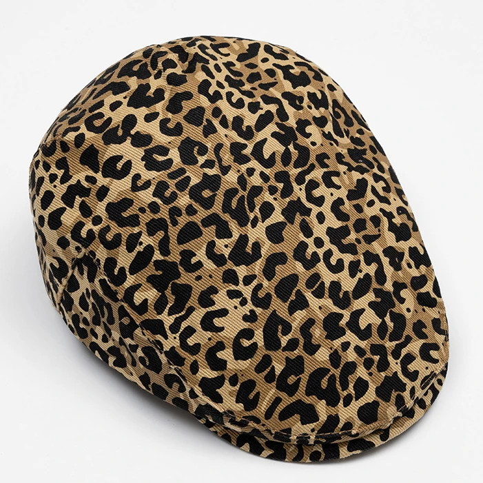 Bigoco Casquette Béret Plate Coton Homme Réglable Souples Vintage