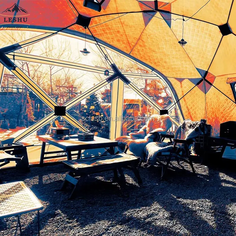 Four-season Glamping Dome Tent With Stove Hole Waterproof, Oem - Main Image