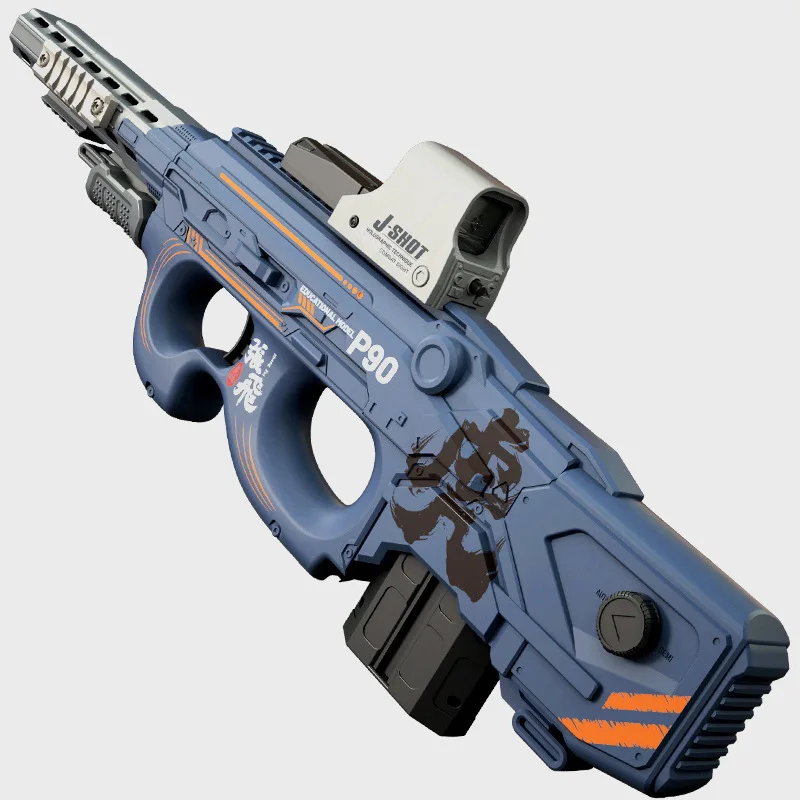 2023 KS P90 Gun Toy for Kids - Soft Bullet Shell Ejection