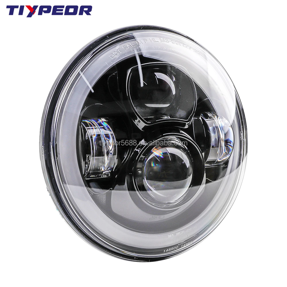 product tiypeor dot e mark 7 inch led headlight for land rover defender 90 110 lighting system accessories for motorcycle headlight-4