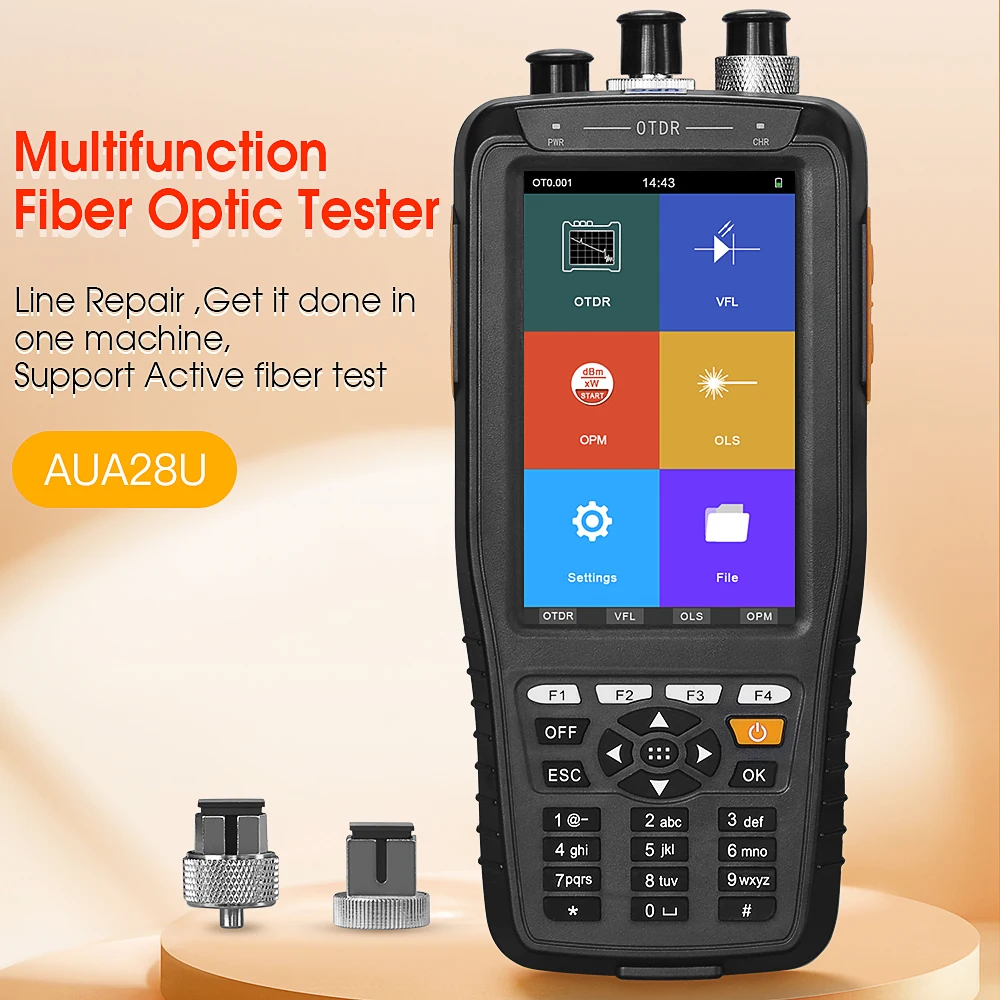 COMPTYCO AUA28U Handheld OTDR 60km Optical Fiber Ranger Fiber optic ...