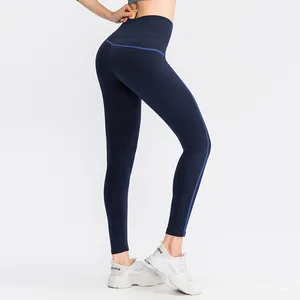 Wholesale Custom Logo Fitness Leggings Soft Material Running Cycling Pants Sports Leggings for Women