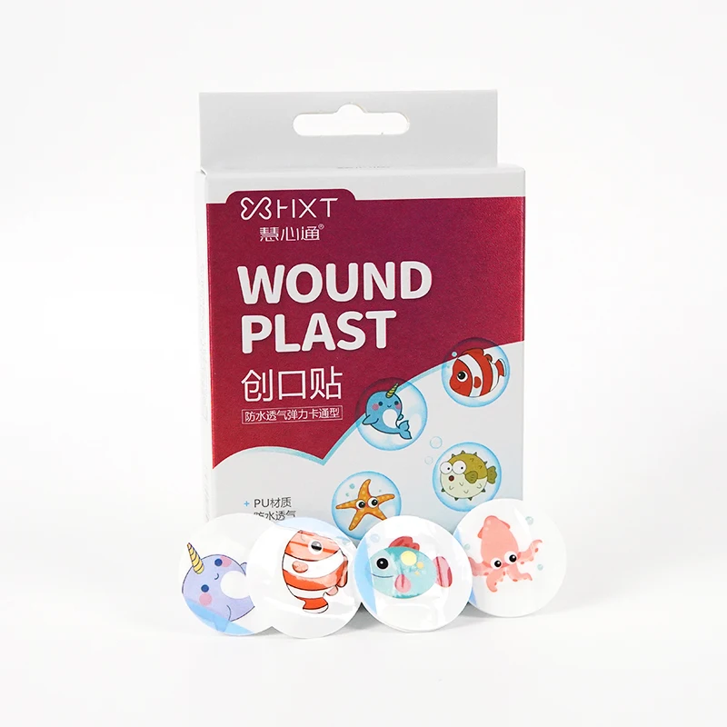 band-aid customization band aids PU material waterproof and breathable