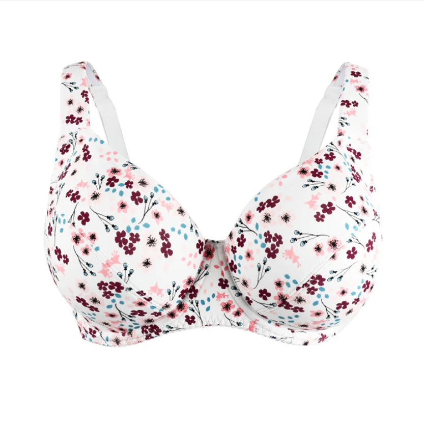 80cdef-115cdef Lingerie Bras for Plus Size Women Printed Soft Cotton Big  Size Bra - China Plus Size Bra and Big Size Bra price