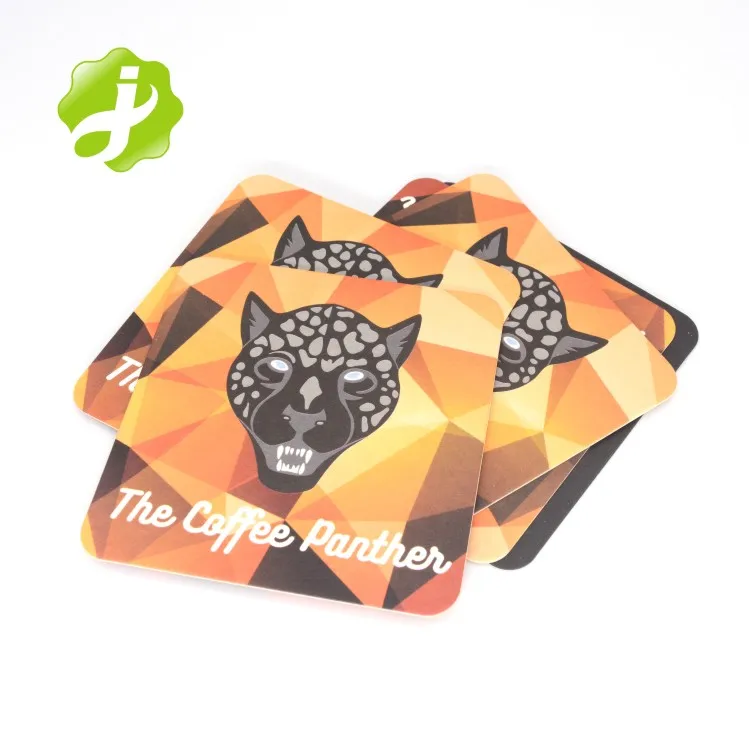 Custom Cardboard Absorbent Paper Beer Coasters  Paper Recycled Printing Machine
