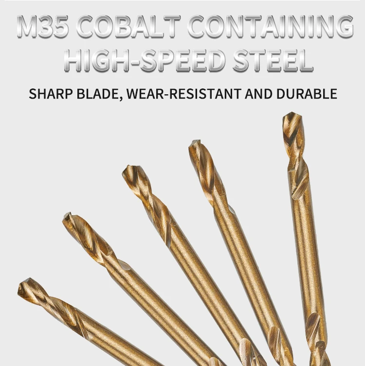 Hss M2 Full Ground Twist Drill Bits For Steel And Aluminum Maohua - Buy ...