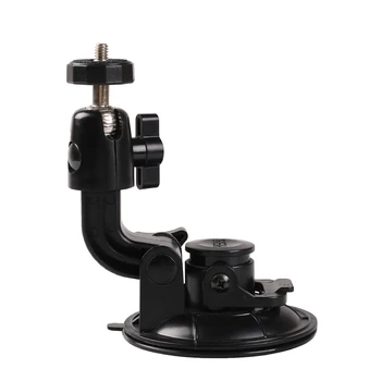 9 CM Single Sucker Stand With ABS Plastic 1/4 Screw Rotate 180 Degrees Mobile Phone Holder for Motion Camera detail image