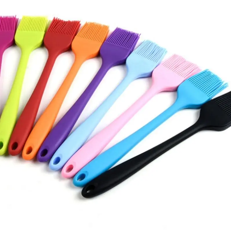 Silicone Basting Pastry Brush for Kitchen BBQ Use Food Safe Durable Reusable Eco-Friendly Spreading Oil Butter Pastries Baking