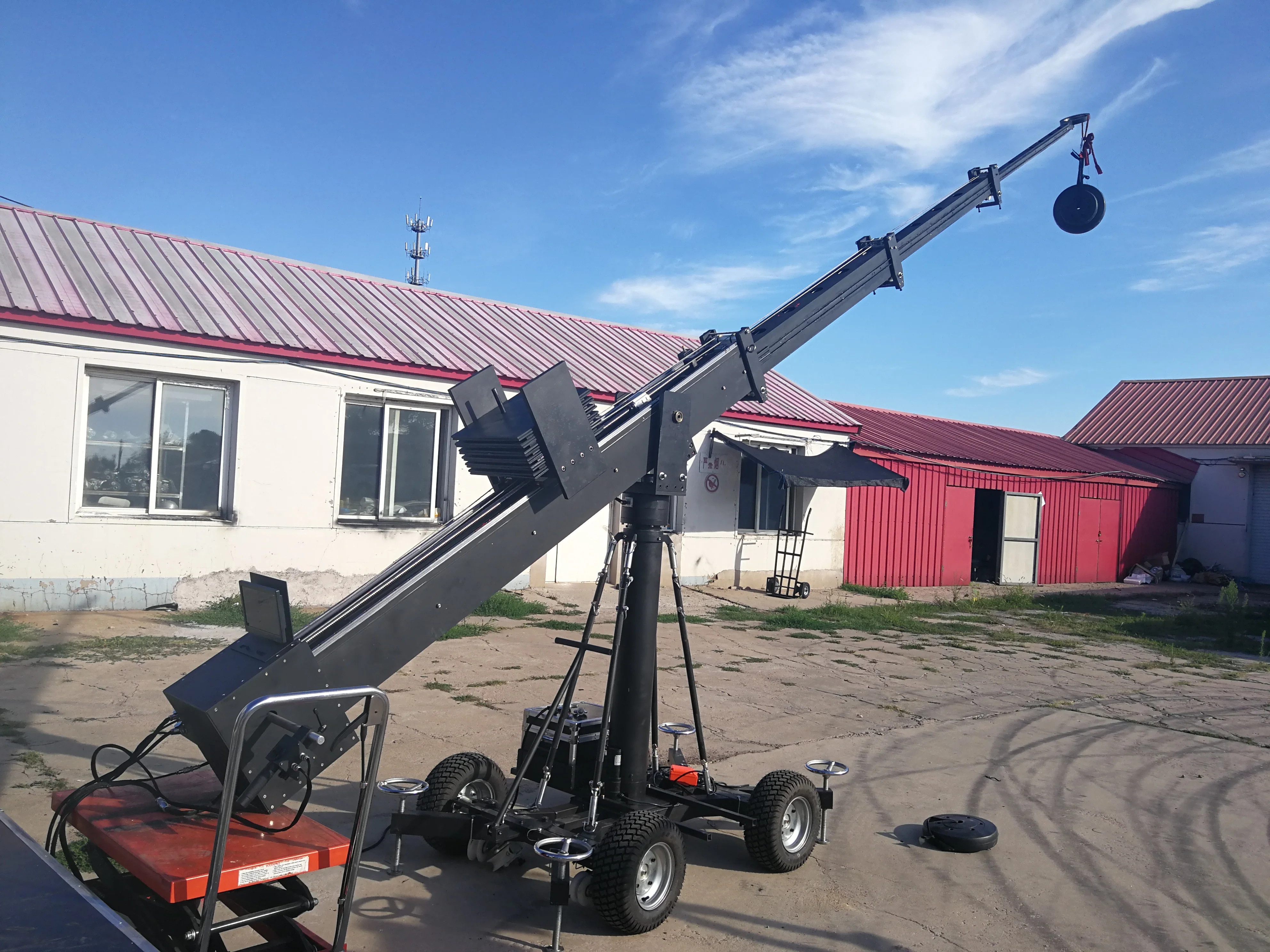 
Идеальный телескопический кран jimmy jib 6,5 метра для видеокамеры, Распродажа DV/EX/slr/Professional 