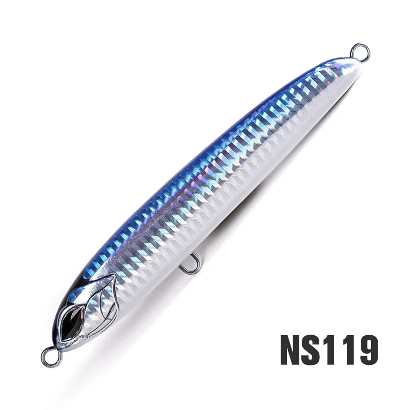 Noeby Japan Salzwasser Angelkder 130mm mit 3D Augen und Haken