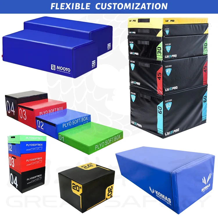 Mooto Plyo Soft Box Modular Jump Box Set for Home Gym Explosive Training