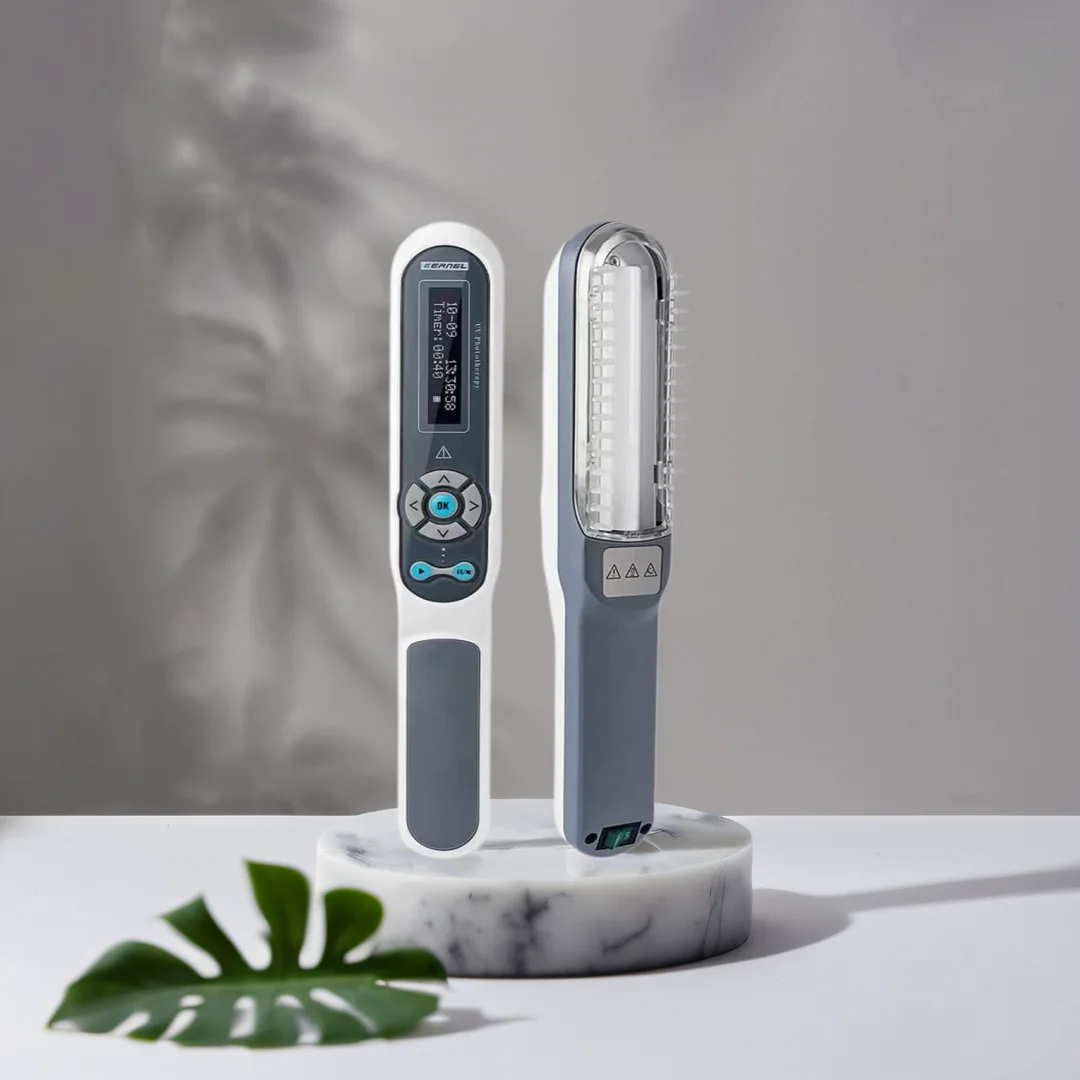 本物のPHILIPPS電球ハンドヘルドUVB狭帯域光線療法ランプ安全な