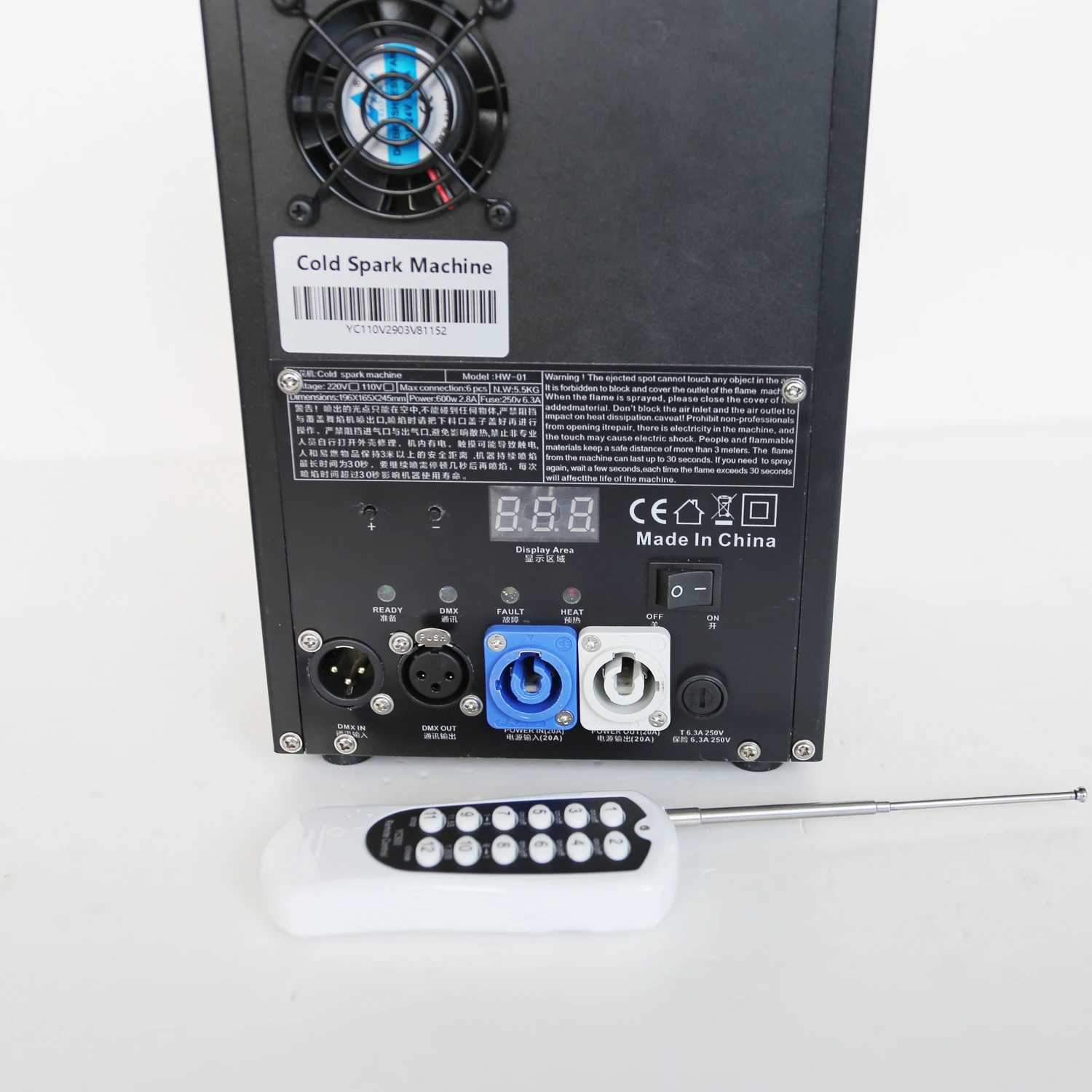 Mini Cold Spark Machine Magical Special Effects 750W Sparkler Firework Fountain DMX 512 Wedding