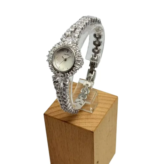 Luxury Women's Diamond Stainless Steel Watch