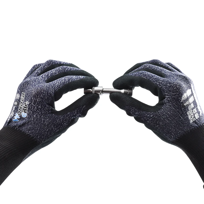 High Performance WG-550 Air Lite Lightweight Navy Nylon Polyester Nitrile Purgamentum Opus Gloves