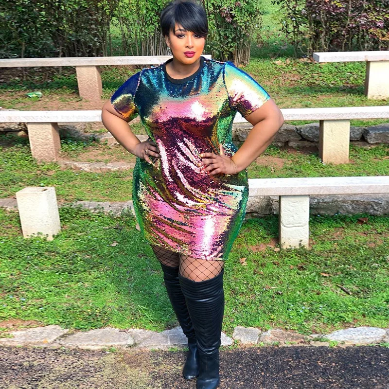 Fashion Sexy Plus Size Womens Clothes Sexy Nightclub Sequin Prom Dresses Fashion Sexy Plus Size Womens Clothes Sexy Nightclub Sequin Prom Dresses