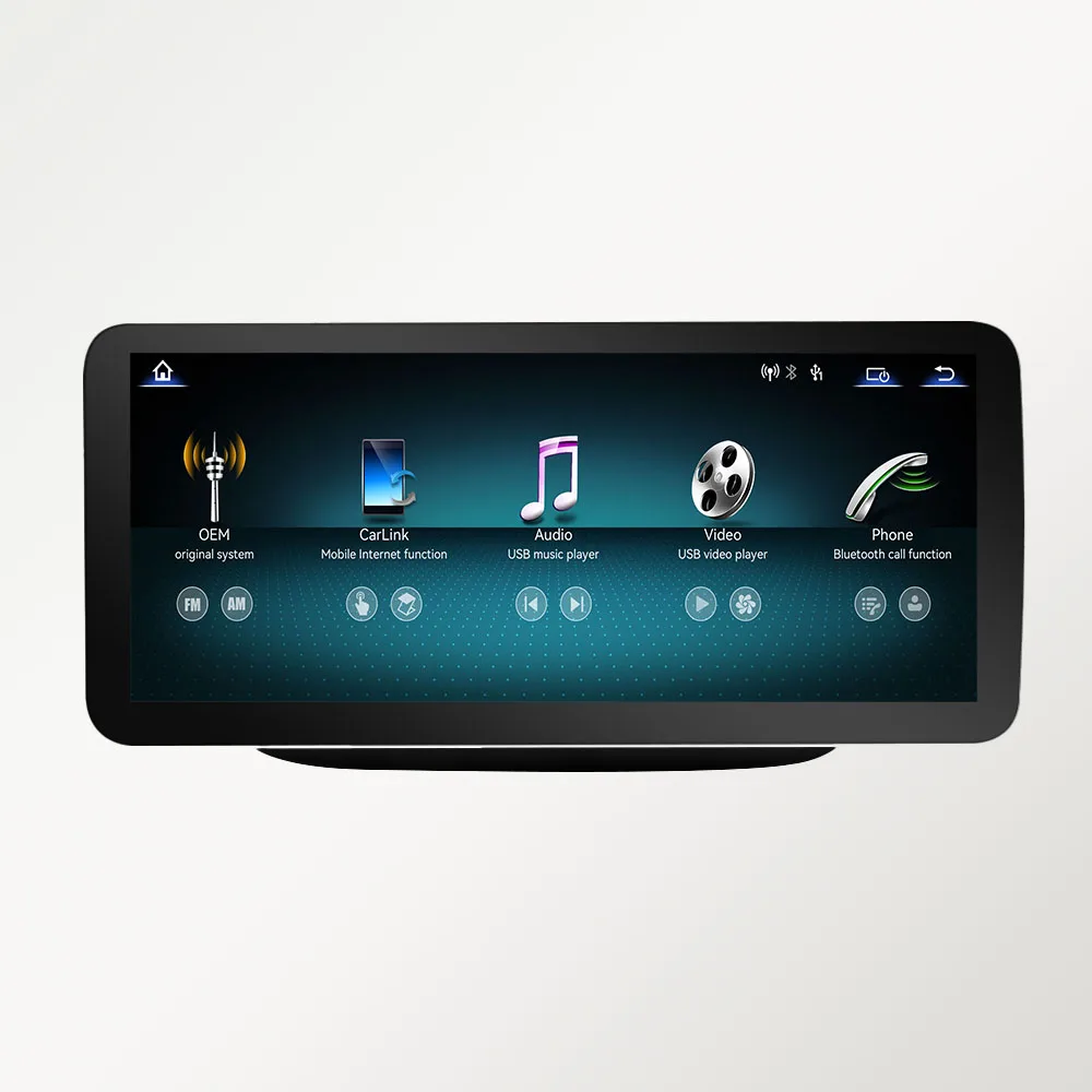 Sistema Linux, touchscreen wireless, Android Auto, lettore multimediale per auto, navigatore GPS, CarPlay per Mercedes Benz_voghion.com