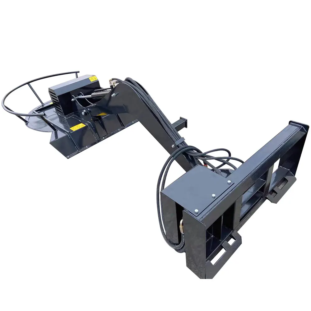 Китай, погрузчик с бортовым поворотом, косилка для фермы, прямой привод, гидравлический двигатель, сверхмощная щетка, косилка, резак