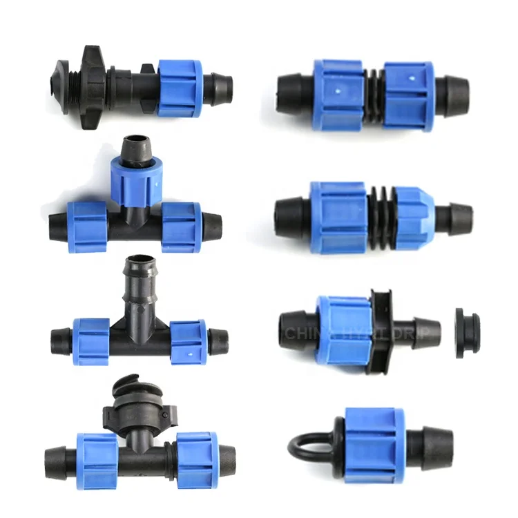 园艺灌溉 LDPE、HDPE 管用 90 度弯头及 PN16 PP 卡套管件