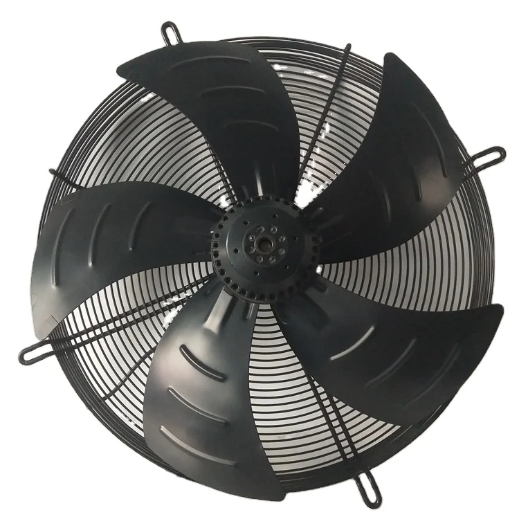 Kondensatsiya moslamasi uchun tashqi rotorli motorli 350 mm AC eksenel egzoz fan