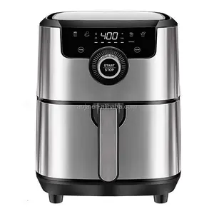 AOJA 2026 Hot Sale Kitchen Household Plastic Smart Air Fryer Home Use 2L 5l 6l 6.5l 7l 8l 9l Electric Digital  White air Fryer