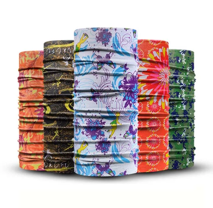 Custom Outdoor Running Turban Bandana Multifunctional Seamless Sports Tube Magic Bandana Multipurpose Headband Bandana