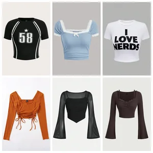 Second Hand Clothing Mixed Clothing Women Shirts Summer Dresses  Wholesale Summer New Dress Brand Clothes Multiple Styles