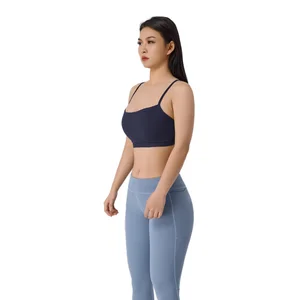 Online Wholesale Gym Workout Plus Size Quick Dry Cross Back Fitness Ribbed Two Piece Yoga Set  Women  Gym  Yoga  Wear