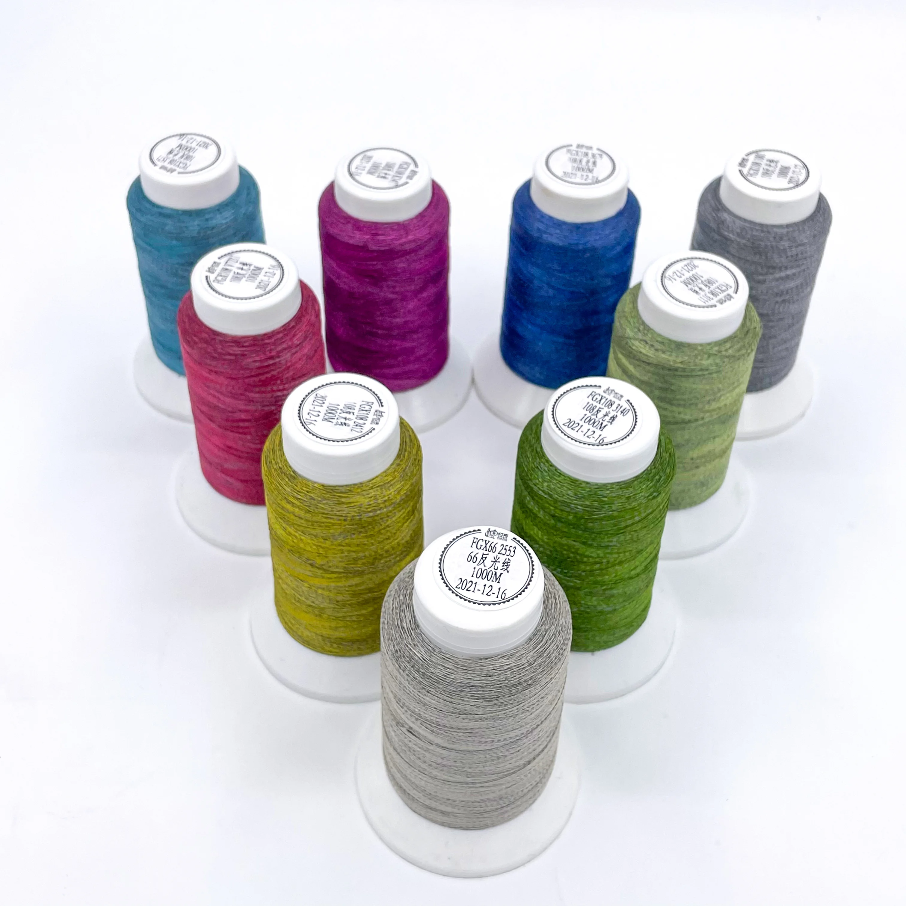 High Quality Strong Light Reflective Thread Reflective Embroidery