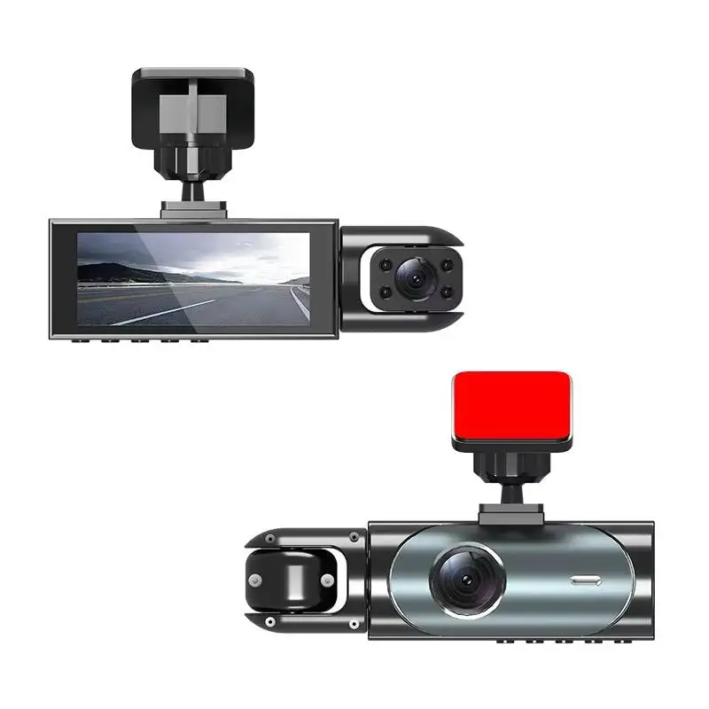 Toptan 3 Kanallı DVR 1080P Araç Kamerası, Dahili WiFi, Gece Görüşü, Döngü Kayıt ve IPS Ekran Özellikli