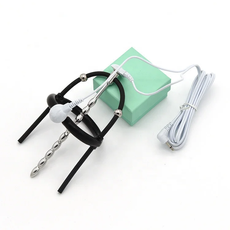 Electro Shock Vibrating  Anal Butt Plug Massager Stimulation Penis Urethral Sound Pulse Massager Sex Male Electro Stimulation