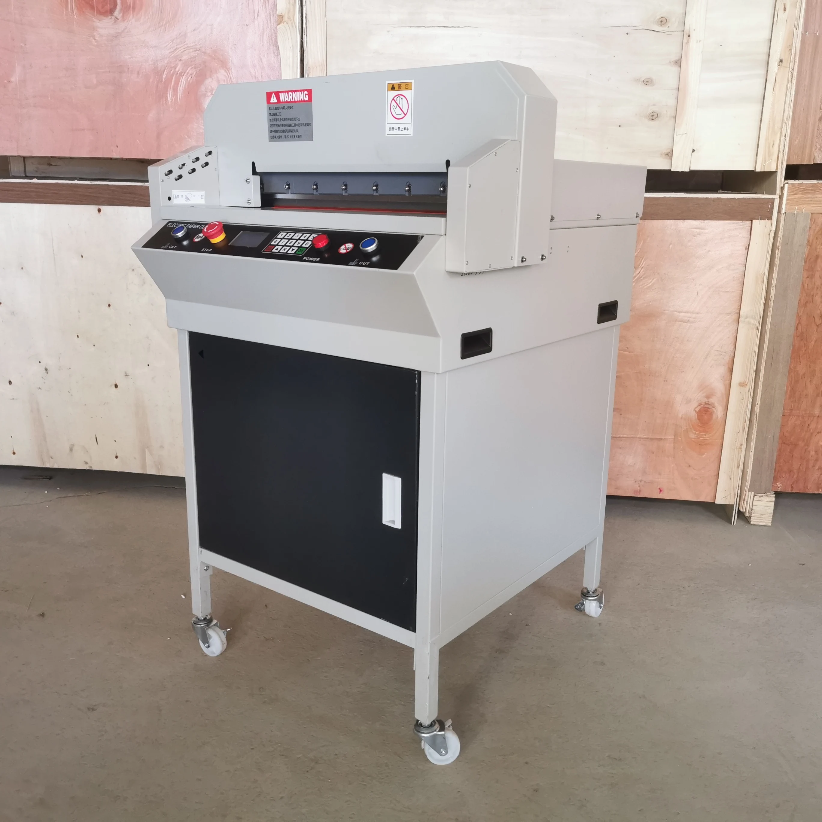 Electric Paper Cutter A3 Automatic Paper Guillotine 46cm with 7 Touch Screen Cutter Ideal Paper Cutter
