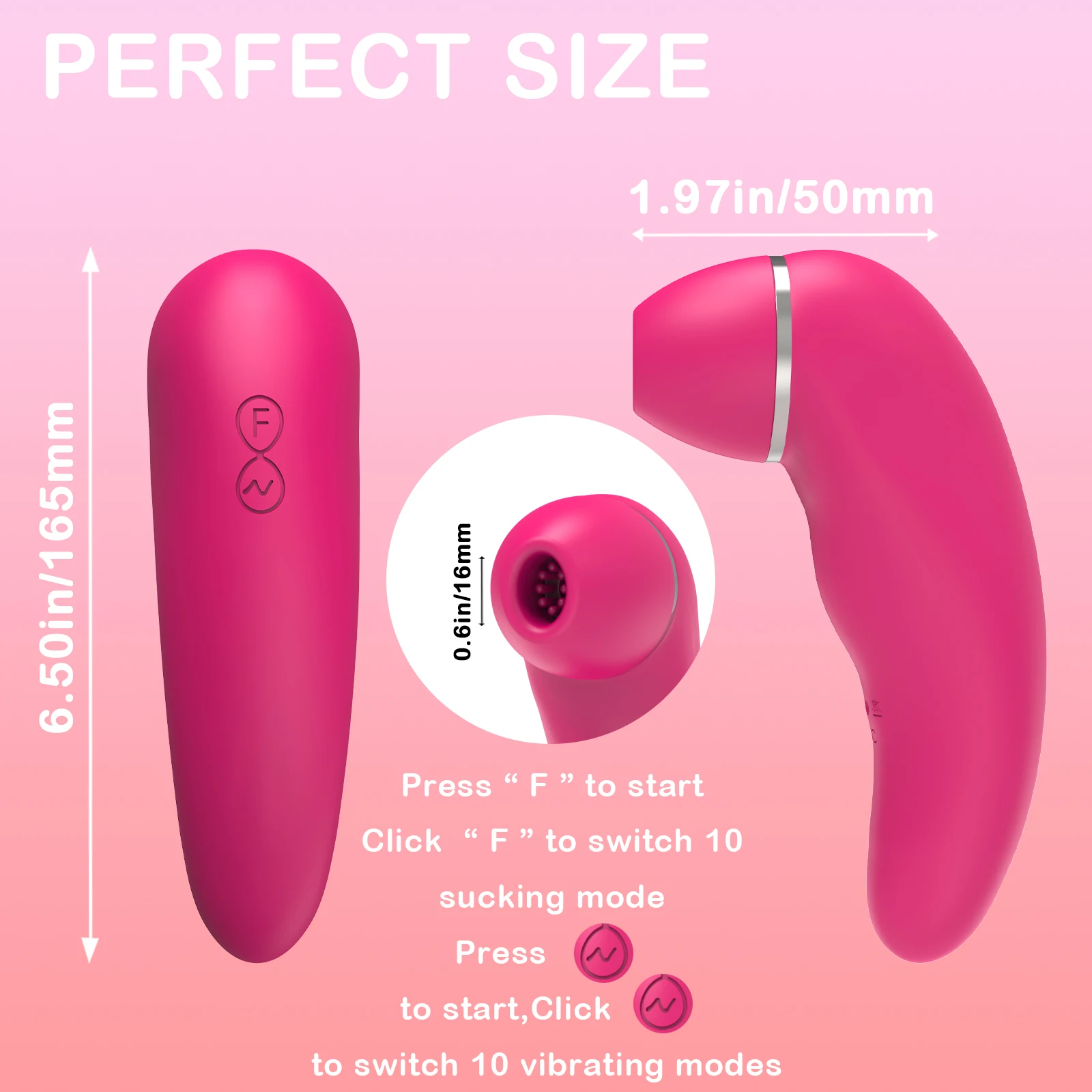 sexspielzeug mit f Dream Toys Dinky Mini-Vibrator Jody F. Rot 14 cm ⌀ 3,5 cm, 42,80 € main image 1