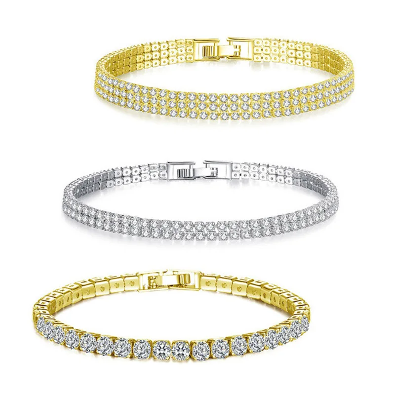 mens fake diamond bracelets