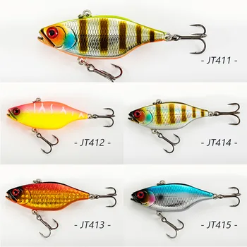 Lure Bait Sinking VIB High-Frequency Vibrating with Rattle Beads Stainless Steel 6cm 12g Artificial Hard Bait Without Hooks – Hard Lure – view 5