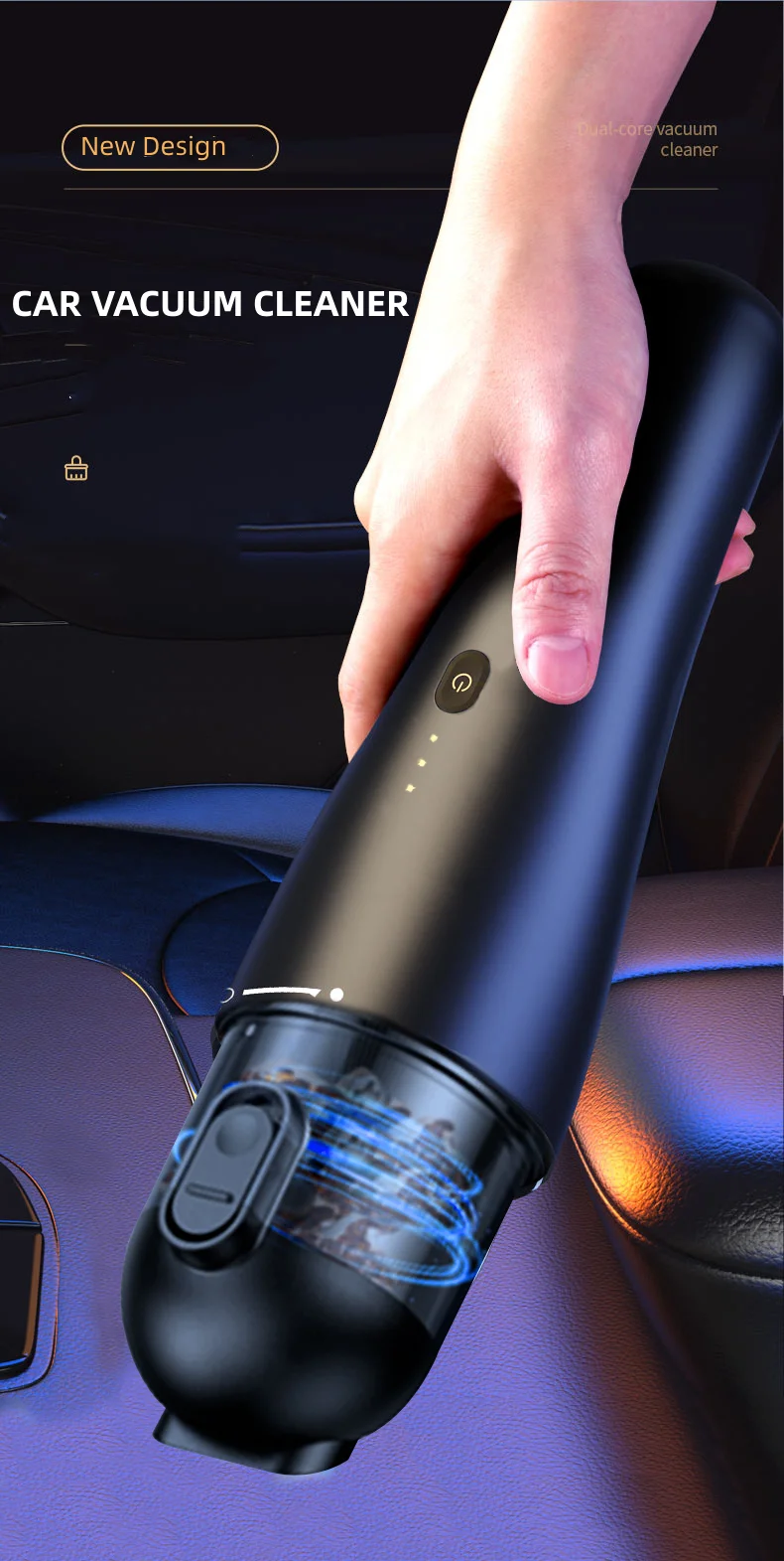 High Quality Handheld Dust Blower 2 In 1 Vacuums For Home And Car