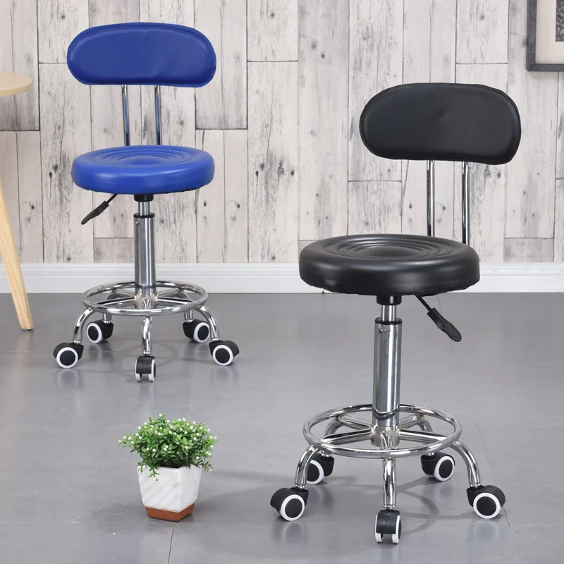 Modern PU Leather Seat High Quality Fast Shipping Revolving bar Chair High bar Stool with Comfortable Backrest