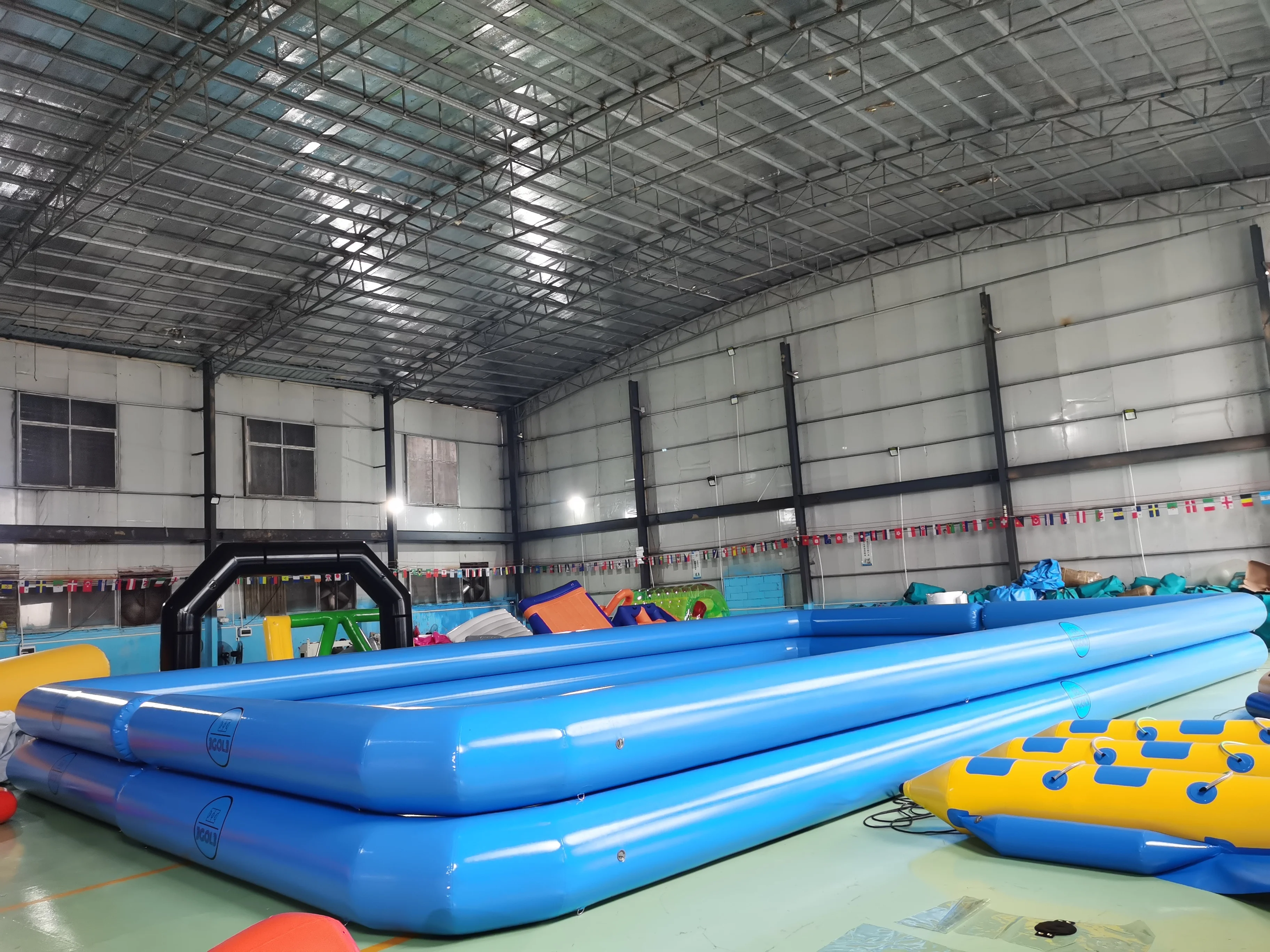 Inflatable Pitch 3v3 Football Tournament Indoor Or Outdoor Inflatable